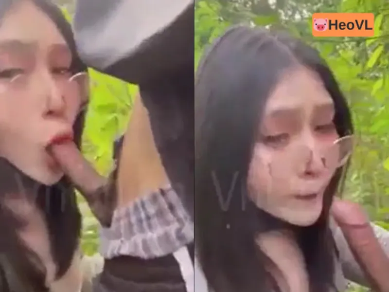 đi dã ngoại tiện chịch con ghệ ở trong rừng