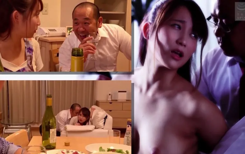 Gã quản lý khốn nạn gạ đụ cô vợ nhân viên ngay trước mặt rồi còn dọa đuổi việc